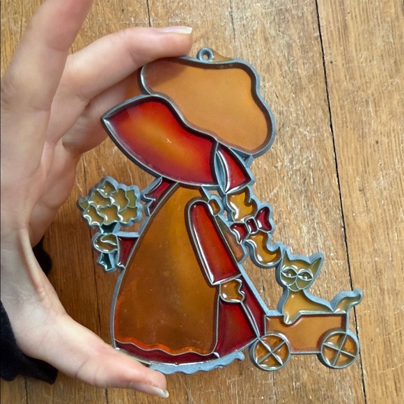 Vintage Stained Glass Suncatcher - Picture 2 of 7